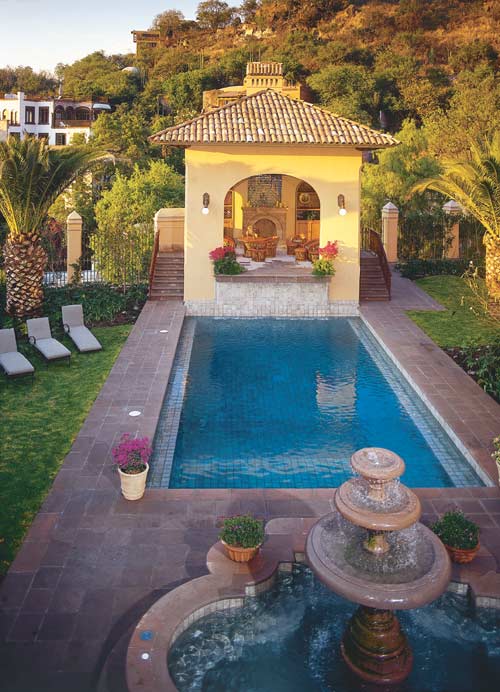 Casa Carino's pool house